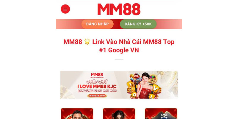 Đăng Ký MM88 - Mở Tài Khoản Siêu Tốc Trong 1 Phút 13 Nhấn vào đăng ký MM88.